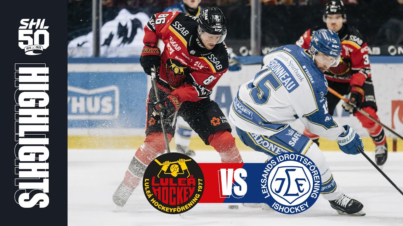 Luleå vs Leksand | 17 jan 2026 | Highlights