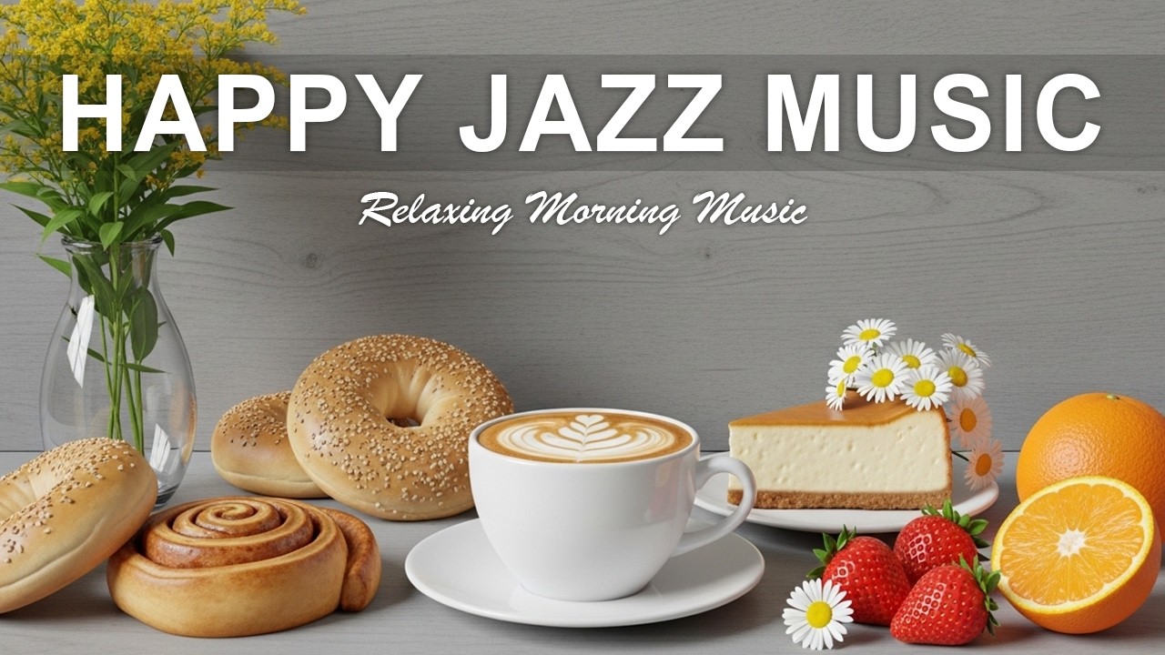 Happy Jazz Music☕ March Bossa Nova Instrumental & Relaxing Jazz Cafe Music for Studying