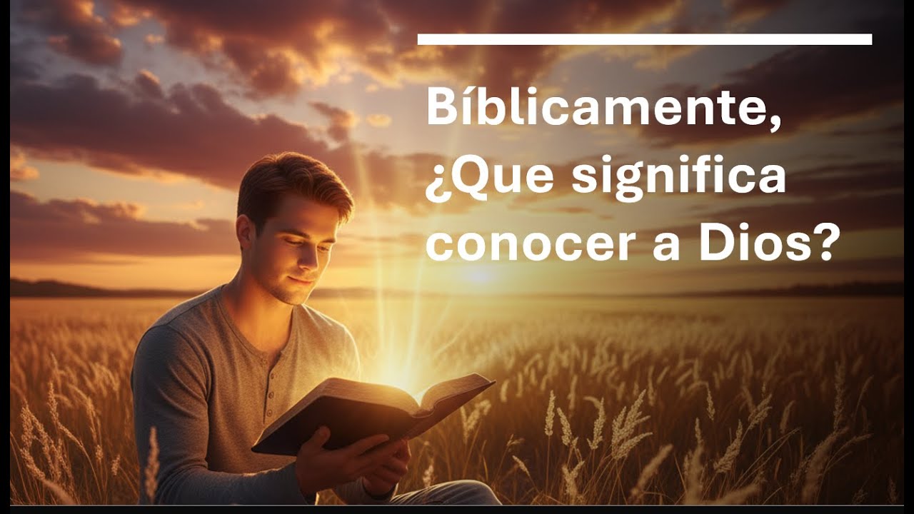 ¿Que es biblicamente conocer a Dios?