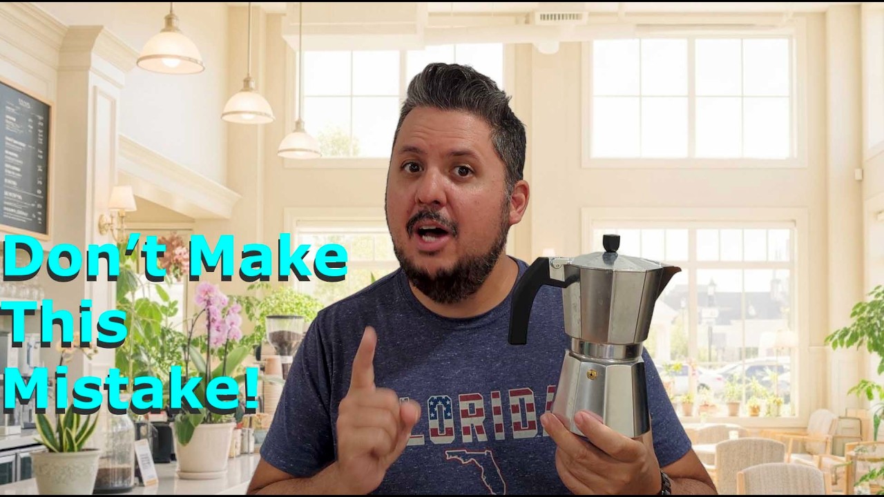 STOP burning your coffee!! This is the proper way to use a MOKA POT.