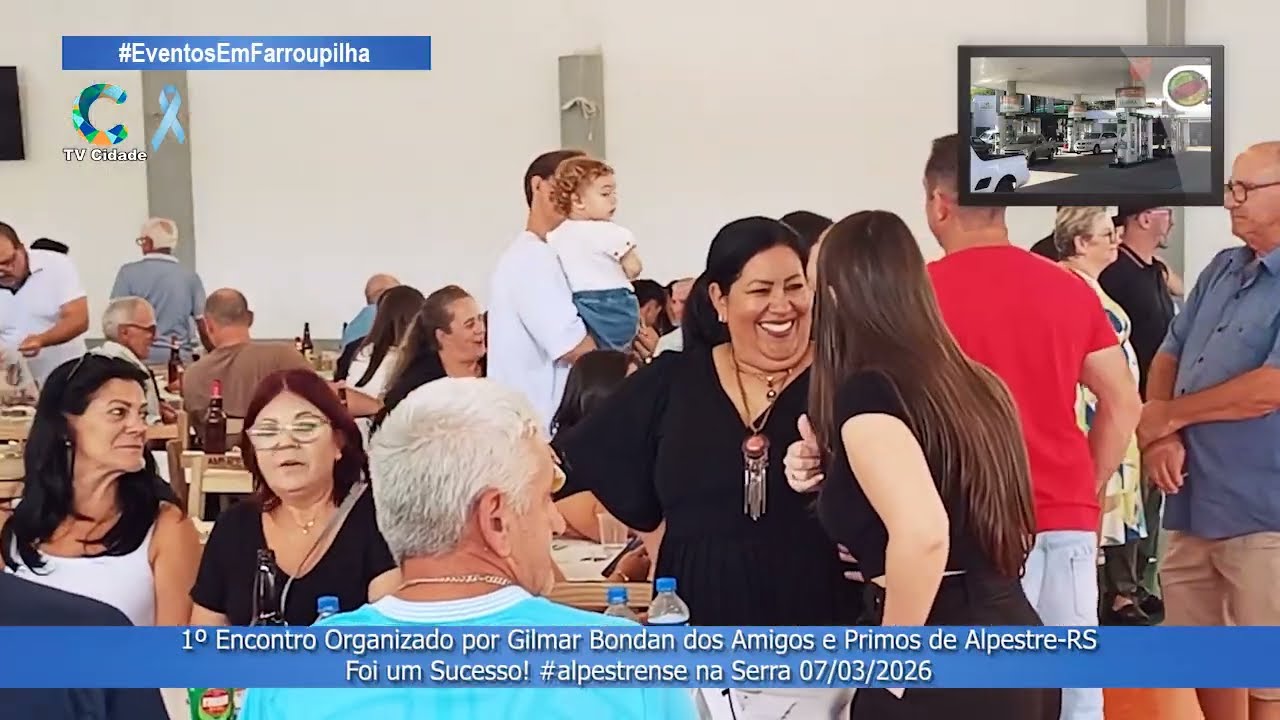 1º Encontro Organizado por Gilmar Bondan dos Amigos e Primos de Alpestre Foi um Sucesso! 07/03/2026
