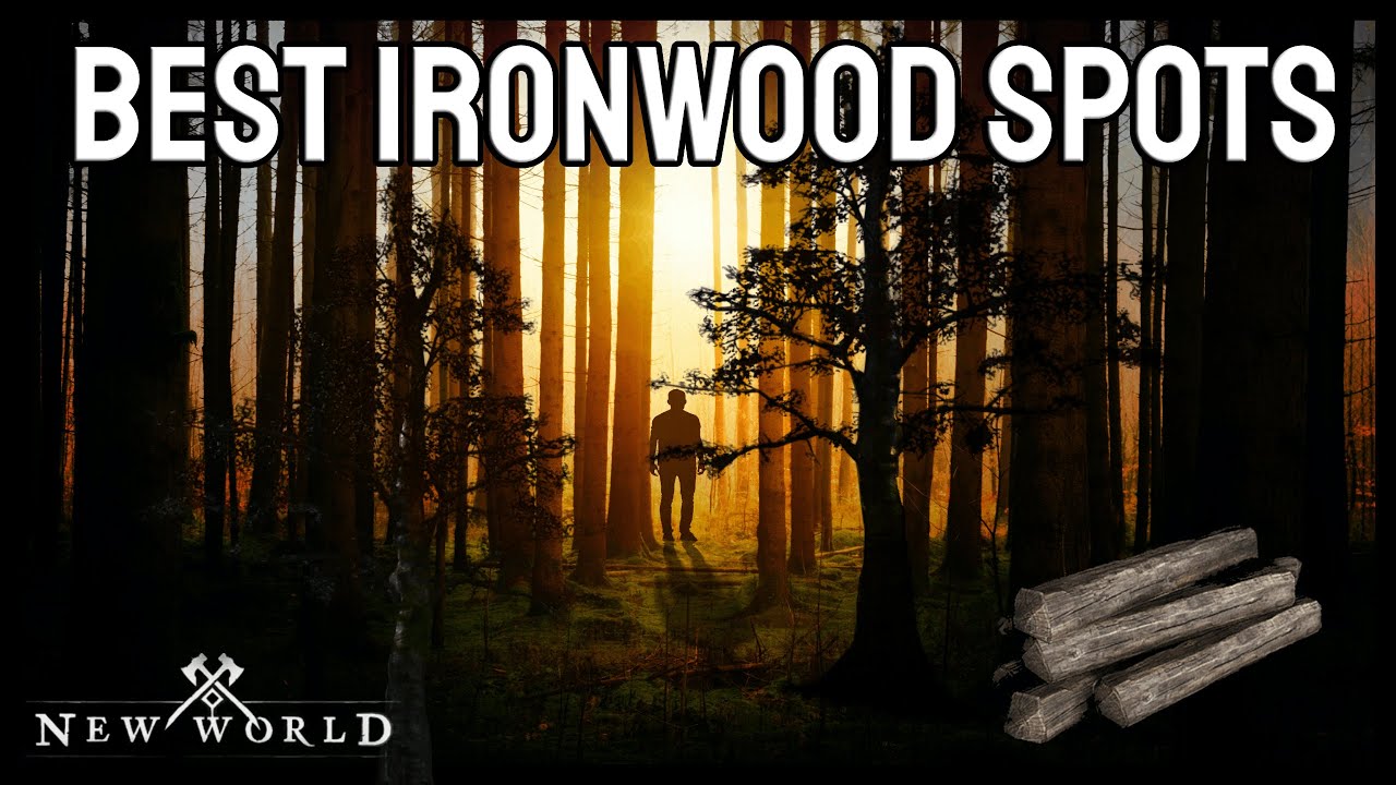 Farm Ironwood HERE to make Gold in New World 2023