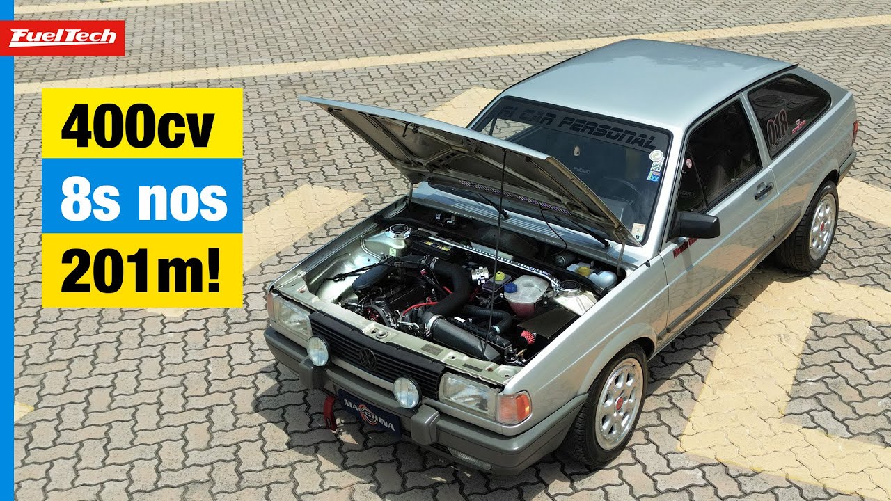 Gol Turbo montado há 20 anos anda na Arrancada até hoje!