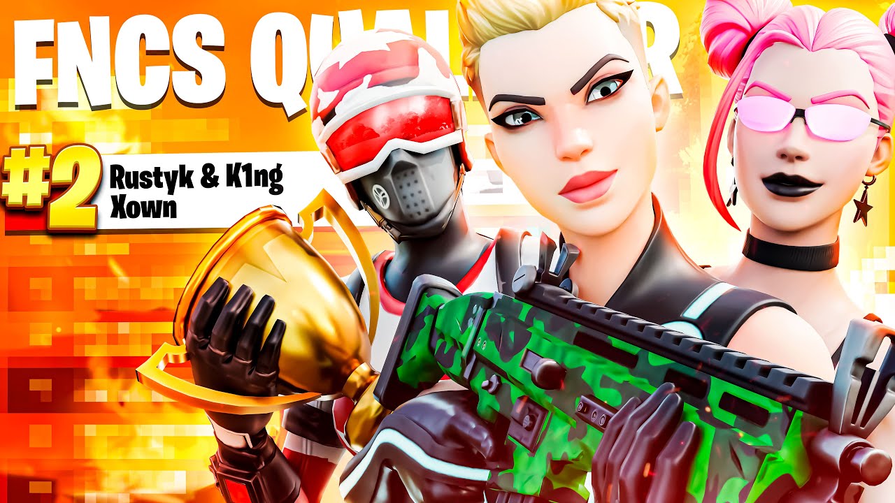CLASIFICAMOS A LA FINAL de la FNCS y CASI TOP 1... w/ K1NG & XOWN
