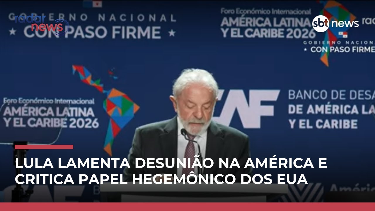 Durante discurso, Lula lamenta desunião na América e critica papel hegemônico dos EUA | #RadarNews