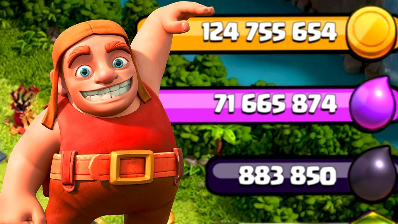 RECORD! QUASE 200 MILH&Otilde;ES DE RECURSOS GASTOS NO CLASH OF CLANS