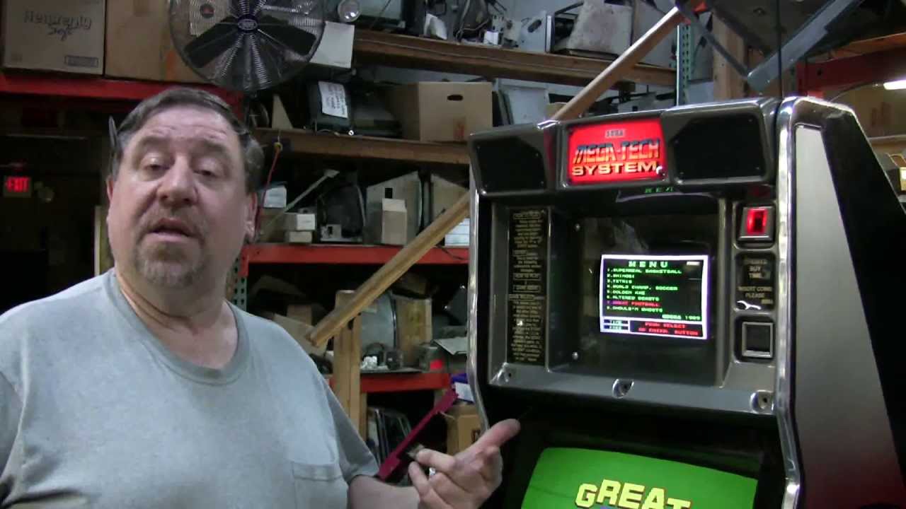 #228 Sega MEGA TECH SYSTEM Arcade Video Game with 8 games to play from 1989! TNT Amusements