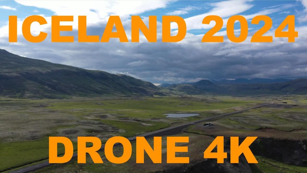 Drone  4K - Islande 2024 - Urriðafoss, Ófærufoss, Bustarfell, Þórufoss, Suðurland Grafarkirkja