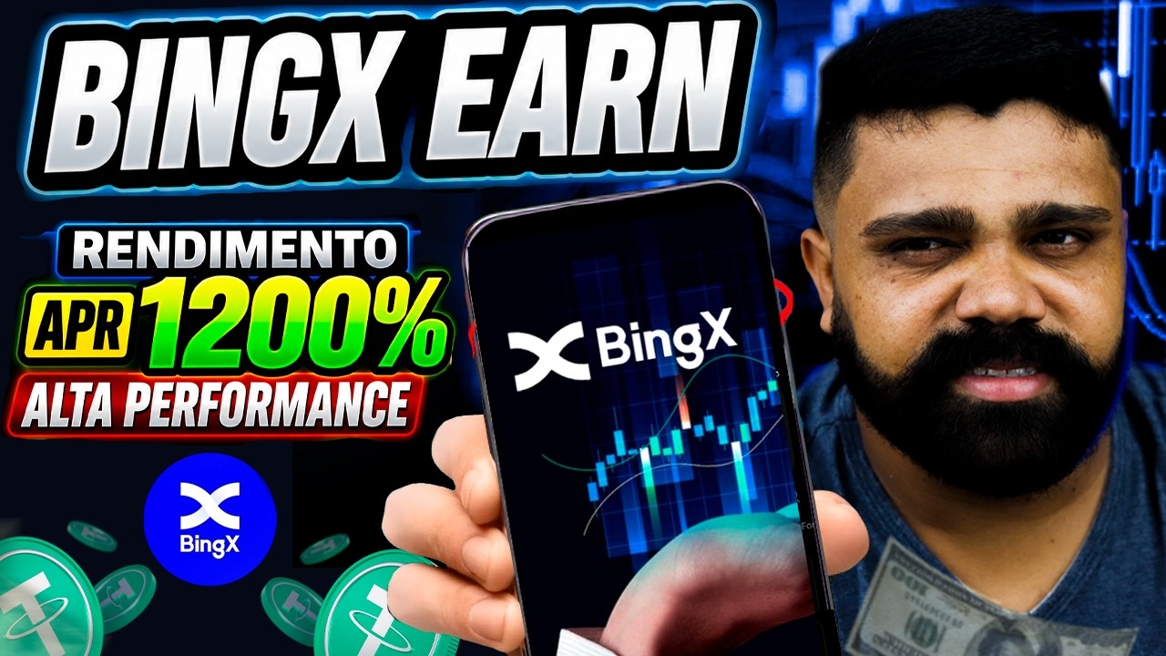 COMO FAZER SEU DINHEIRO RENDER MAIS USANDO BINGX EARN RENDIMENTOS ALTA PERFORMACE TUTORIAL COMPLETO!