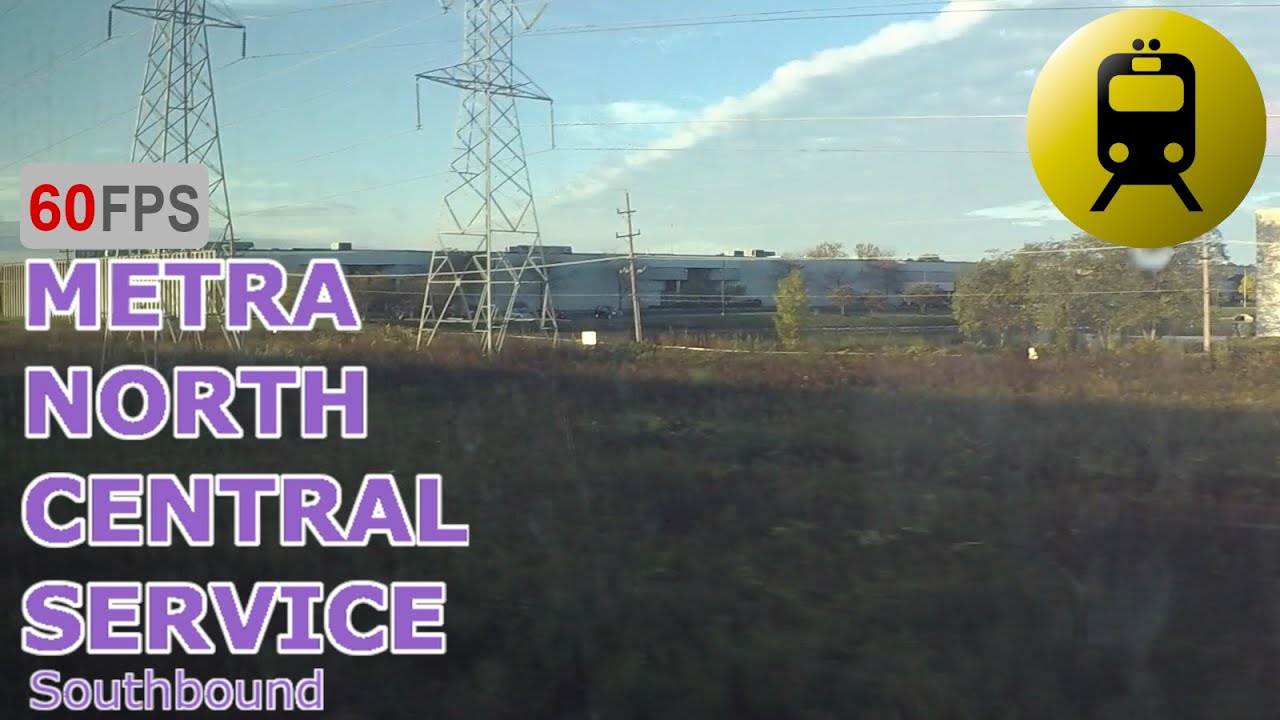 Metra North Central Service SB, Antioch, IL to Chicago Union Station | VirtualTrain
