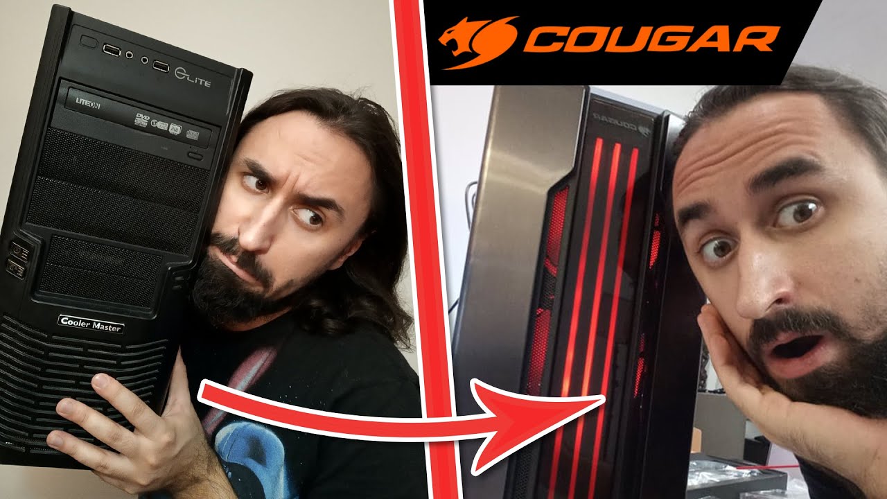 METAMORFOZA MOJEGO KOMPUTERA OD ZIEMNIAKA | CAŁY OSPRZĘT OD COUGAR GAMING