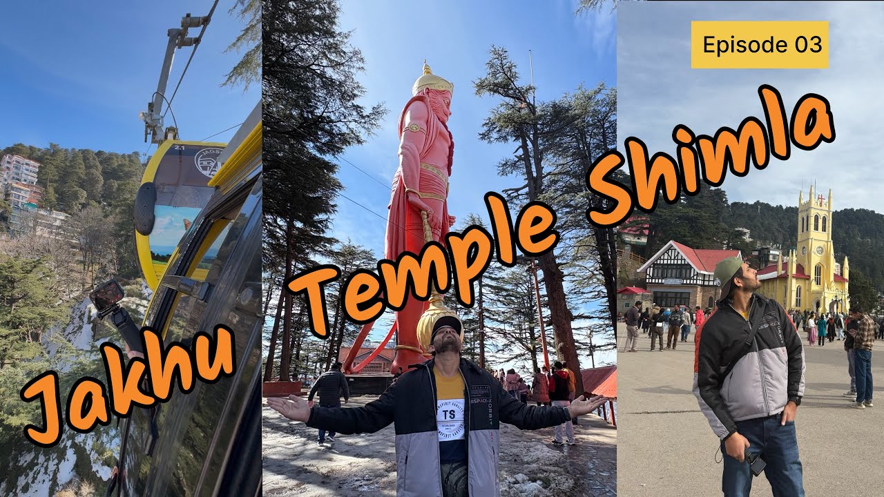 ❄️Shimla in Snowfall ⛄️| Snow | Weather Jakhu temple 🛕 Shimla 