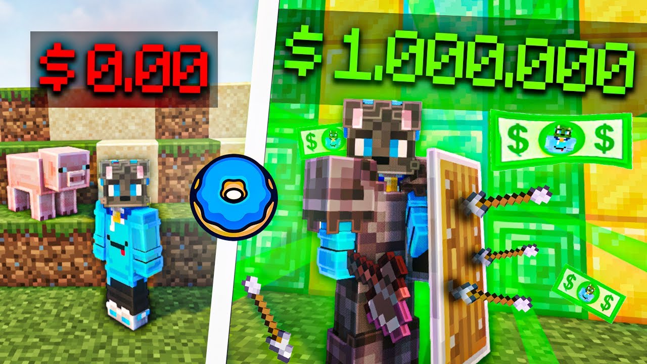 Donut SMP Minecraft,ın En Zor Sunucusunda Sıfırdan Zirveye Çıkmak 🤑