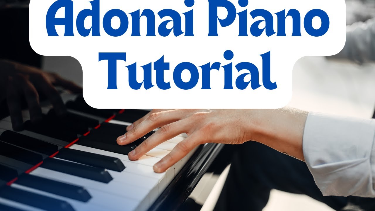 Adonai Piano Tutorial by Nathaniel Bassey #adonai #nathanielbassey