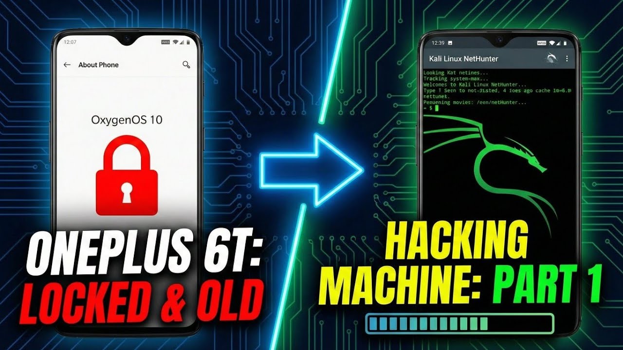 Build a Kali NetHunter Phone: OnePlus 6T Part 1 (Unlock & Prep) 🕵️&zwj;♂️💻