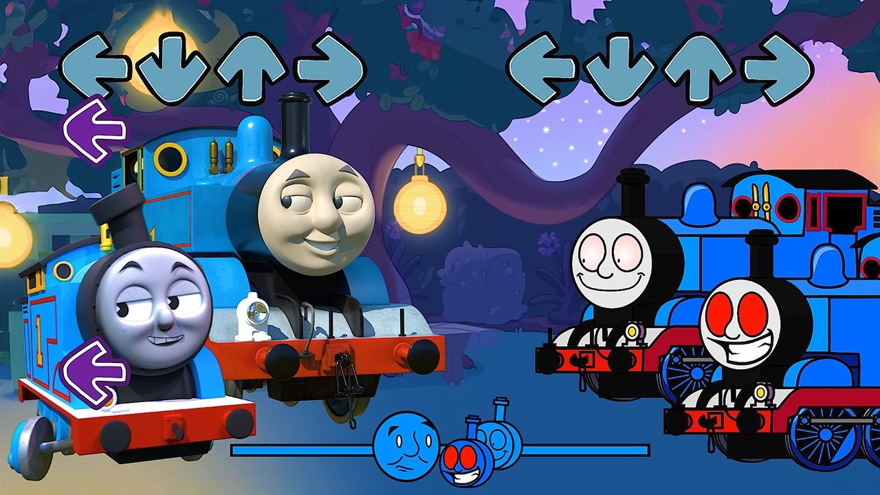 3D Baby & Thomas VS Double EXE Thomas 2 Phases Can Can