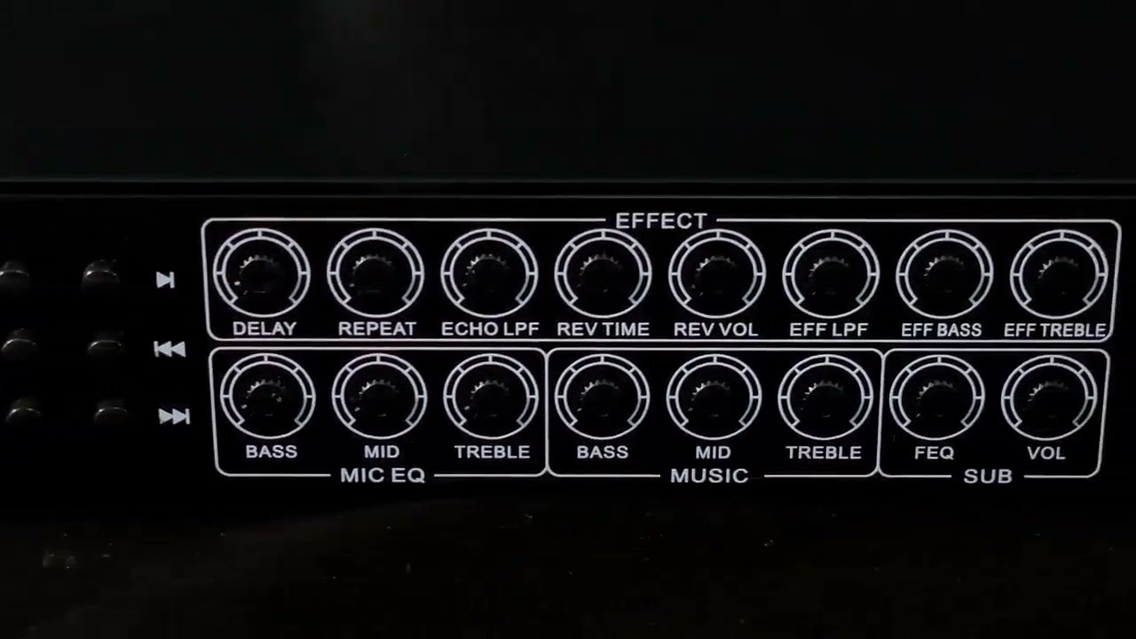 RAYHAYES AS-01 Professional KTV Class Effects Professional preamplifierdigital effects processor