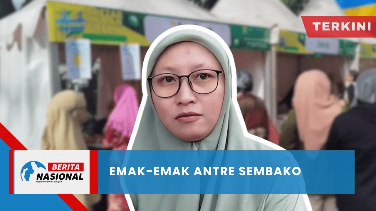 Berita Nasional Terkini | Emak-Emak Antre Sembako