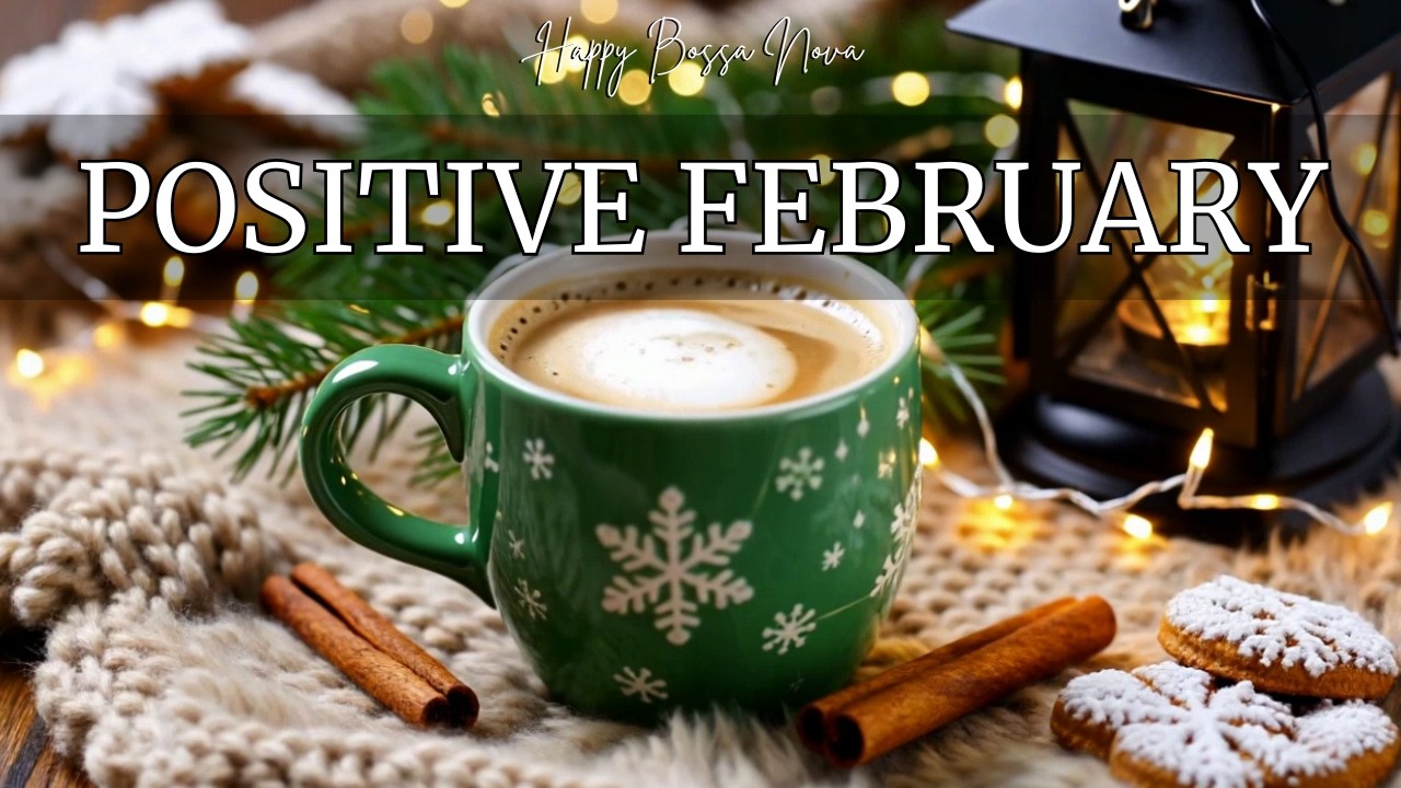 Positive February Jazz ☕ Smooth Coffee Jazz & Happy Bossa Nova for Work Study Focus