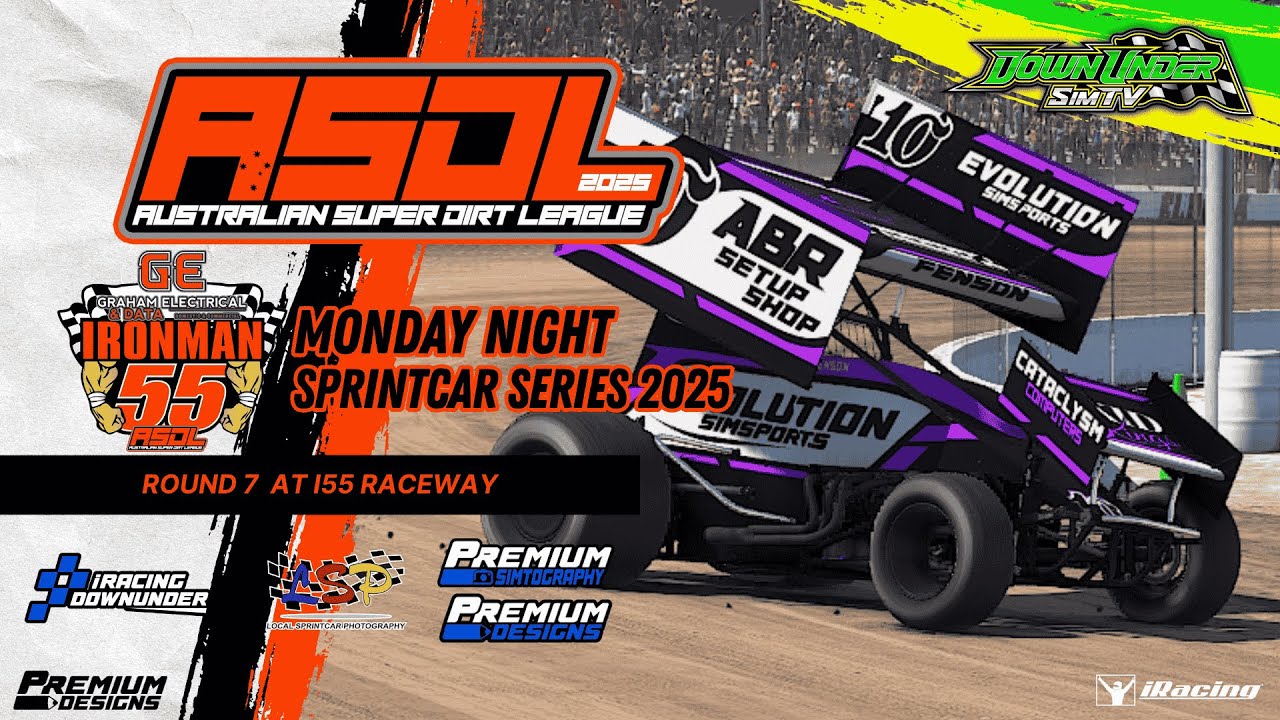 ASDL // 2025 Ironman 55 // Monday Night Sprintcars Series 2025 // Round 7 At I55 Raceway