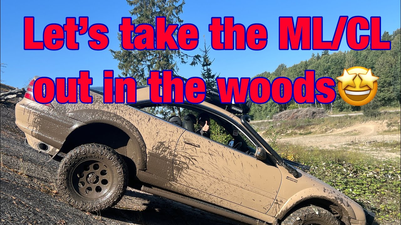 Time to test the Mercedes ML/CL in the woods, how long before we need the winch?
