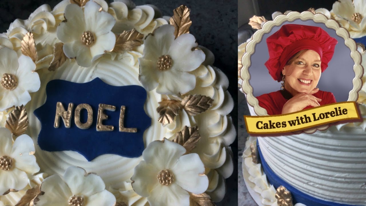 How to Make Flowers with Modeling Chocolate - Wreath Cake Tutorial