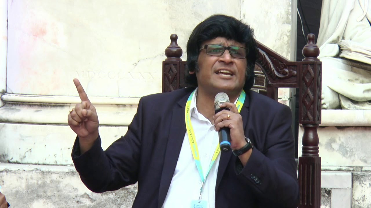 Chinmoy Guha & Krishnan Srinivasan at Kolkata Literary Meet 2019