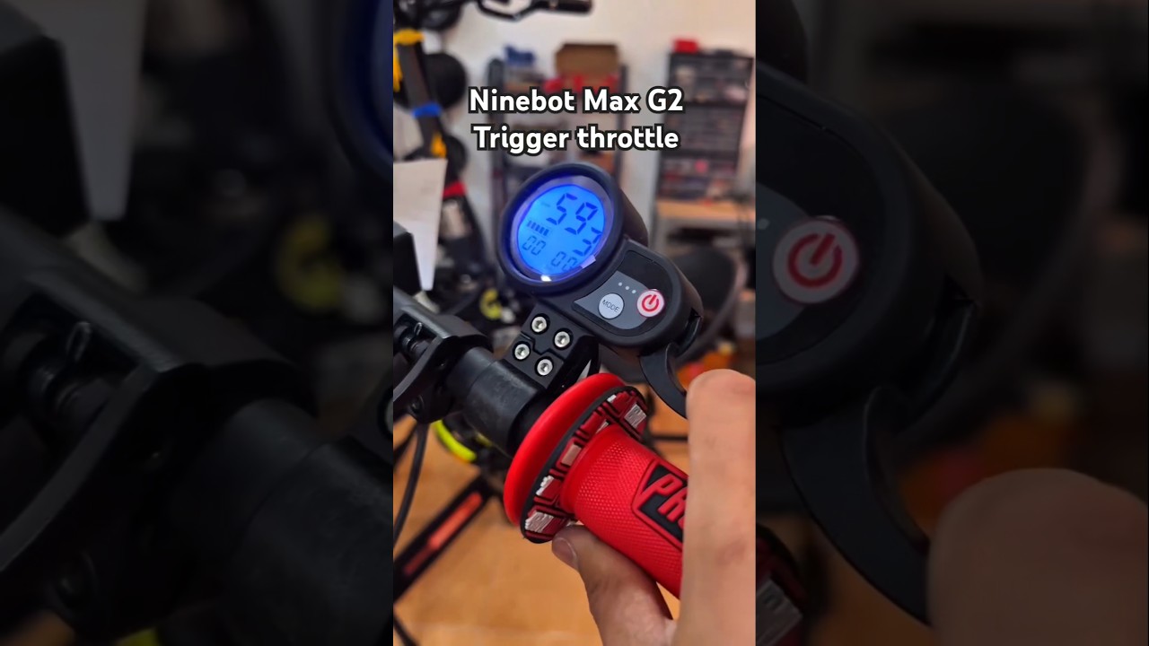 Do you like trigger throttle? 🛴 #ninebot #electricscooter #maxg2 #shortvideo #shorts #short
