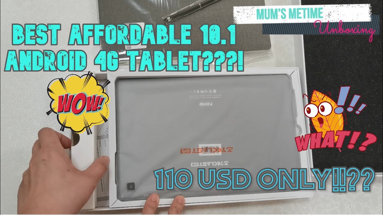 UNBOXING TECLAST P20HD 10.1 TAB || MOST AFFORDABLE WITH AMAZING SPECS???