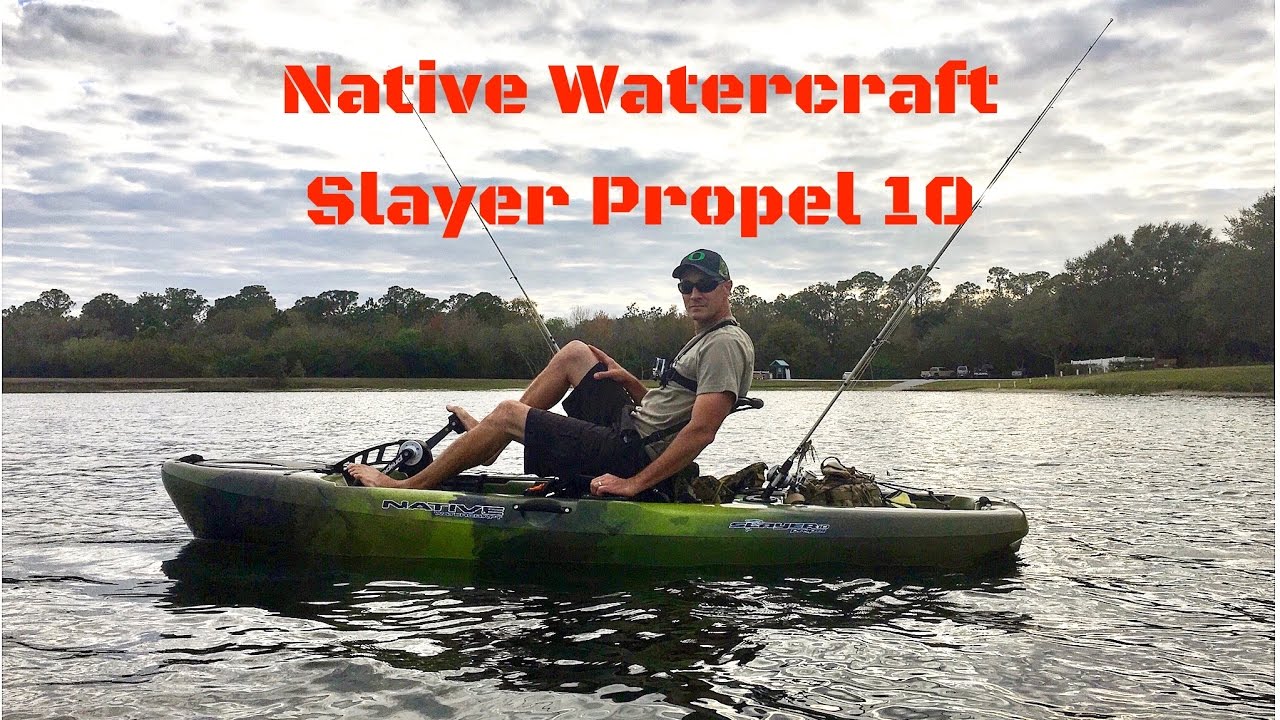 Native Watercraft Slayer Propel 10 Kayak!!!!! first fish and quick review
