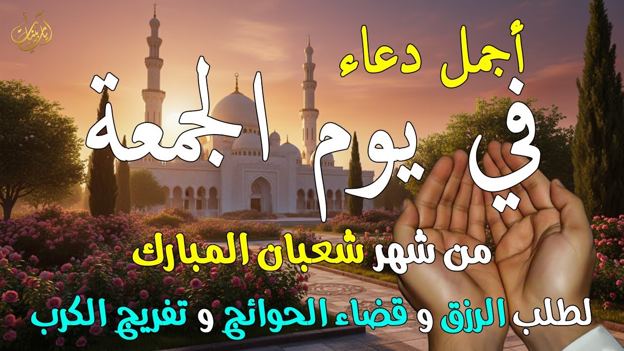 دعاء فى يوم الجمعة المستجاب دعاء في يوم 18 من شهر شعبان للرزق والشفاء العاجل وقضاء الحوائج 🤲(4k)