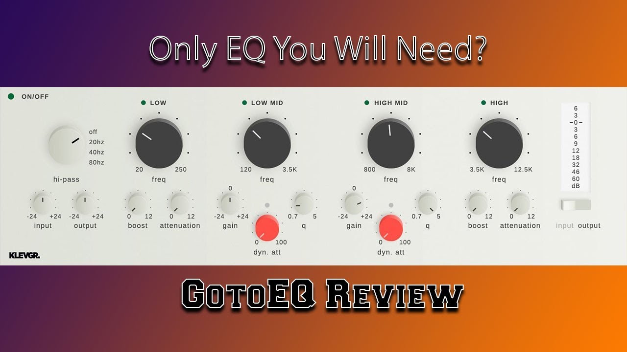 Best new Eq Plugin out? GotoEQ by Klevgr!