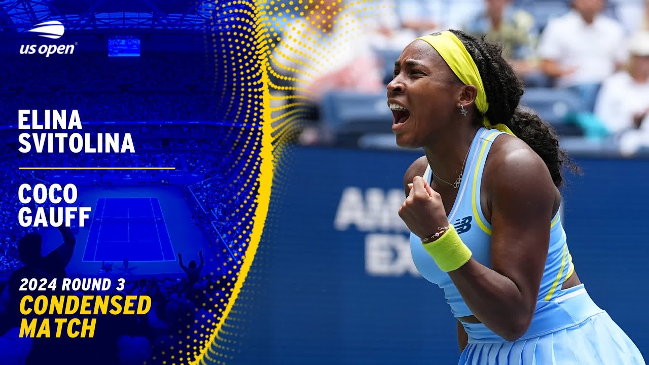 Elina Svitolina vs. Coco Gauff Condensed Match | 2024 US Open Round 3