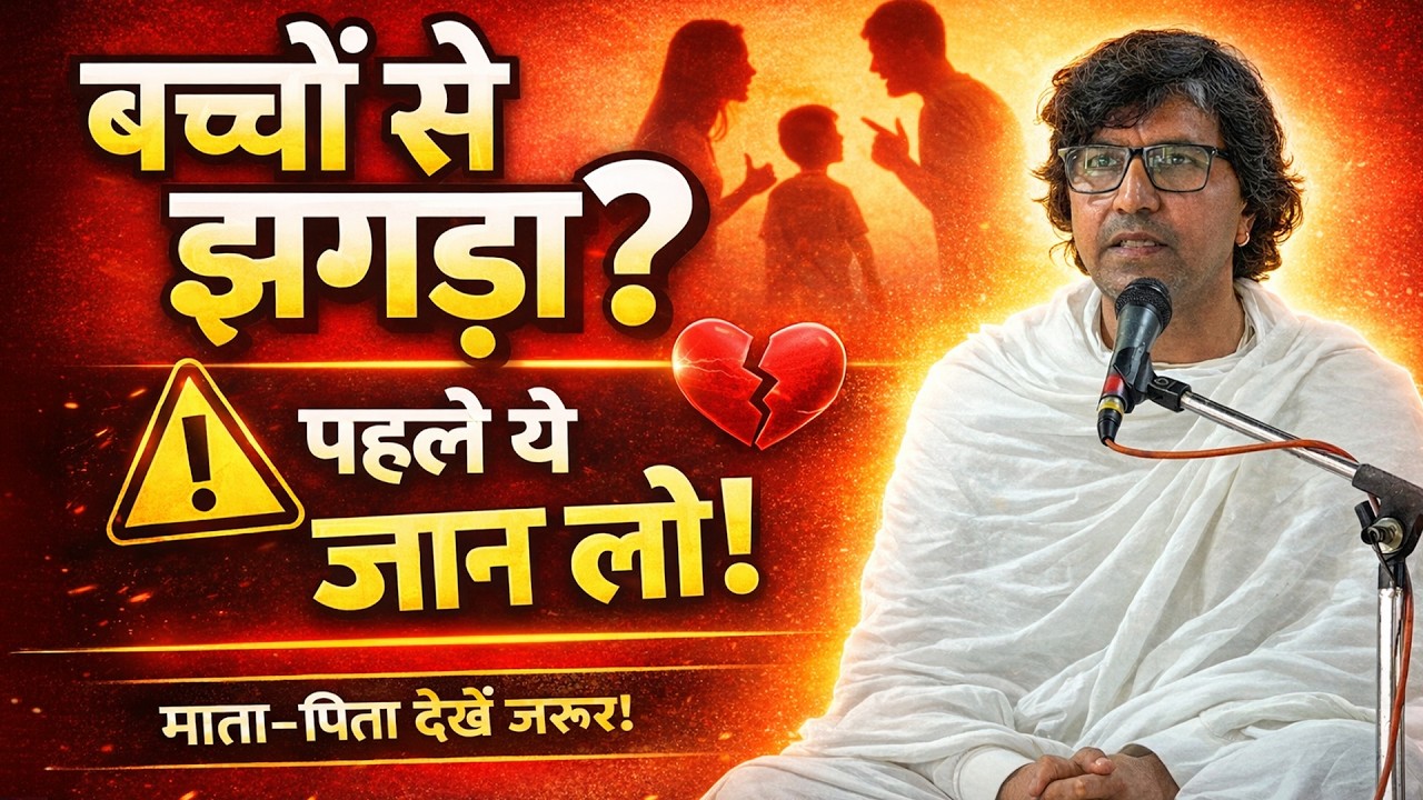 बच्चों से झगड़ा करने से पहले यह सच जरूर जान लें || By आचार्य सोमदेव जी