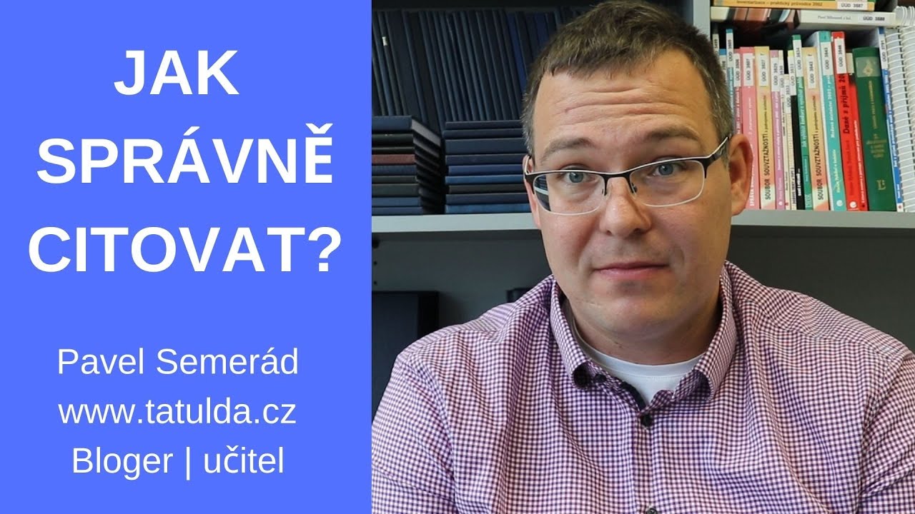 JAK CITOVAT V DIPLOMCE A VYHNOUT SE PLAGIÁTU?