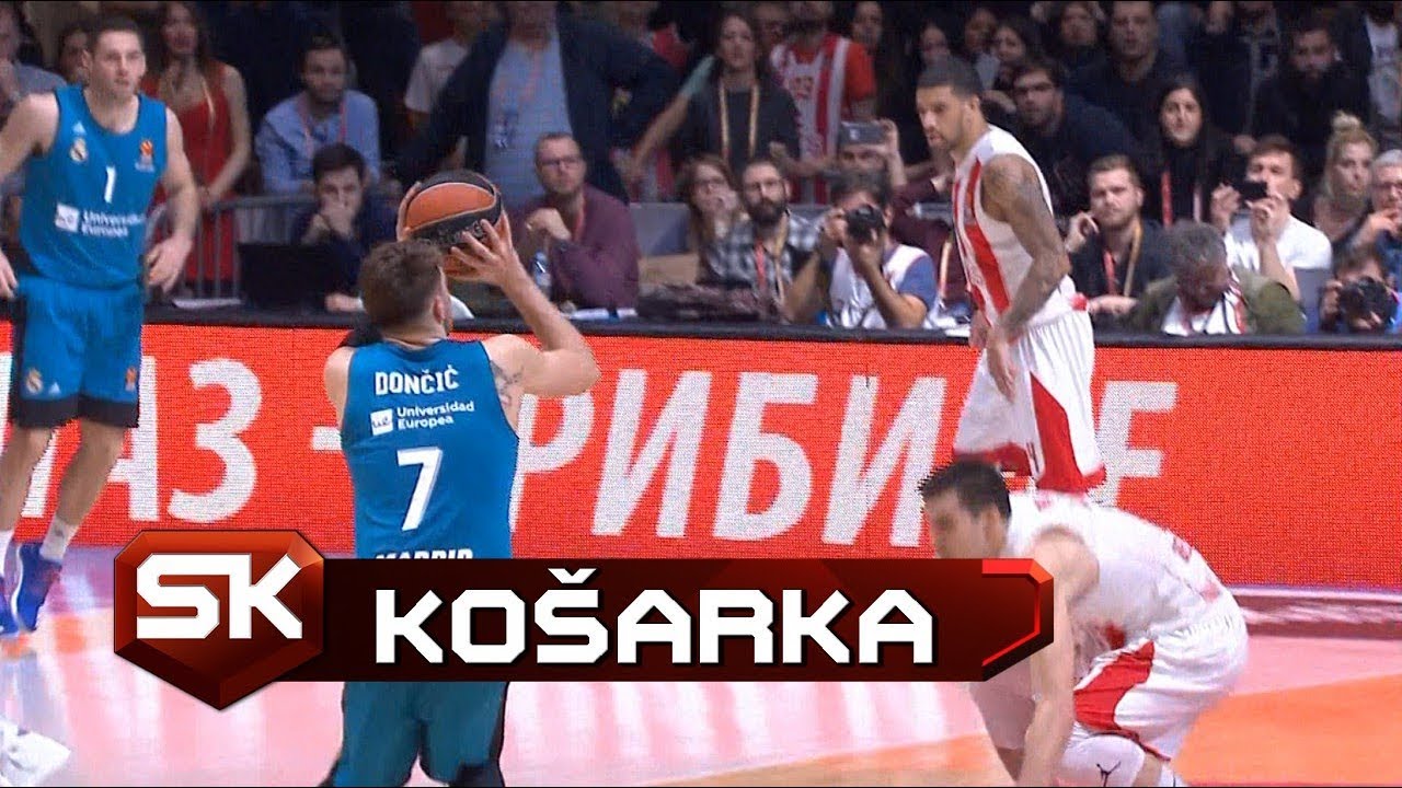 Trojka Dončića za Pobedu Crvena Zvezda - Real | Evroliga | SPORT KLUB Košarka