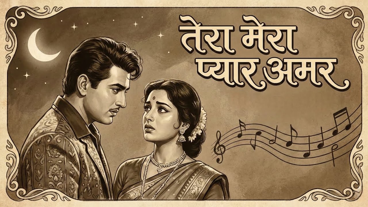 तेरा मेरा प्यार अमर 💖 | Tera Mera Pyar Amar | असली नकली 1962 | Evergreen Romantic Cover Song 