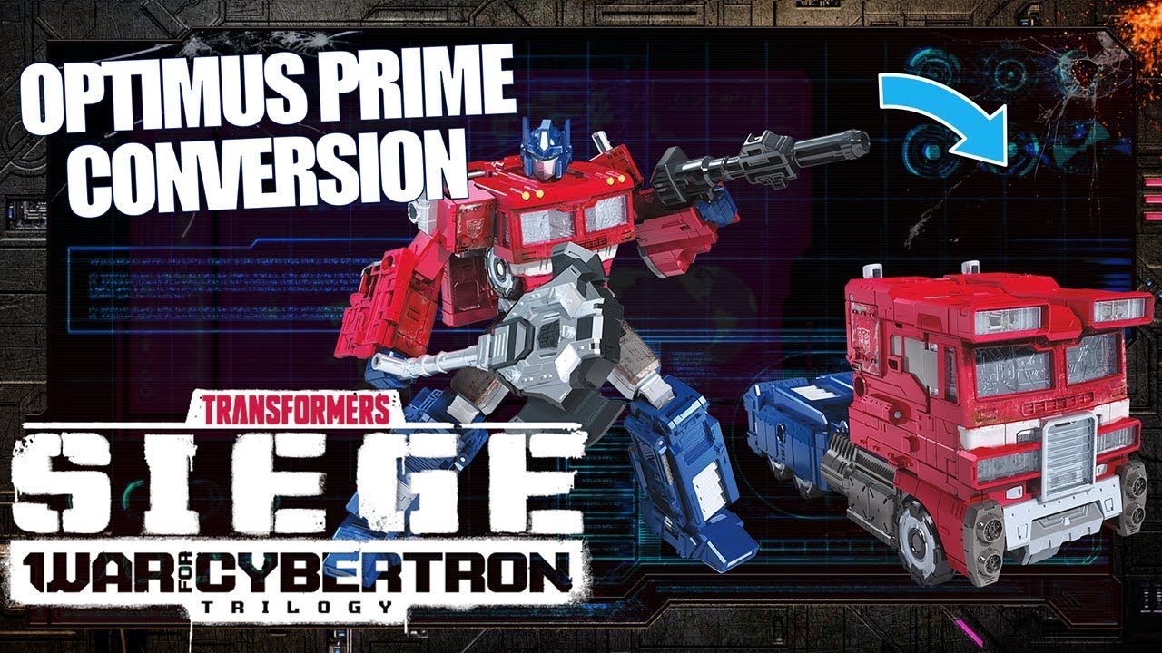 How To Convert Voyager Class Optimus Prime | War for Cybertron Siege | Transformers Official
