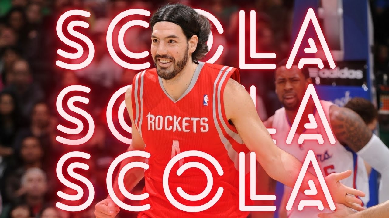 Luis Scola, enseñando en el poste bajo en la NBA