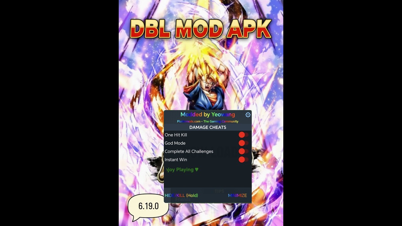 Мод apk 6.19.0 Dragon Ball Legends