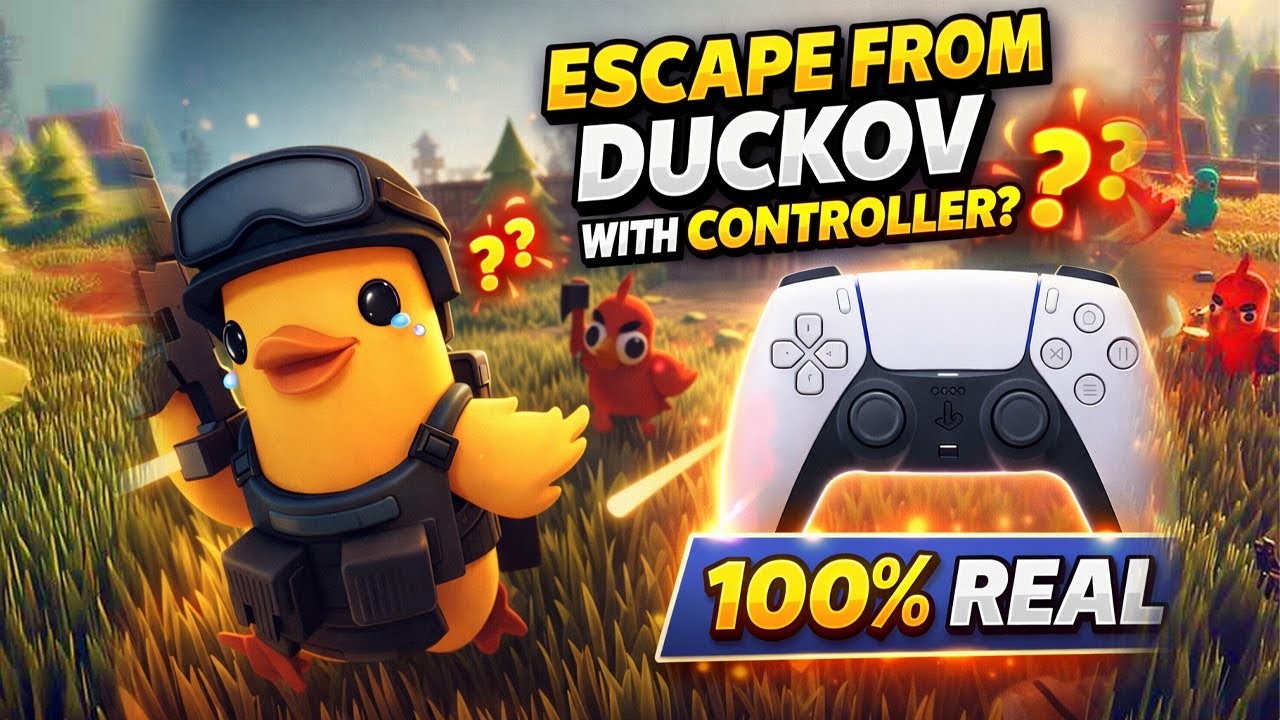 How to connect the controller to  Escape From Duckov | 100% REAL