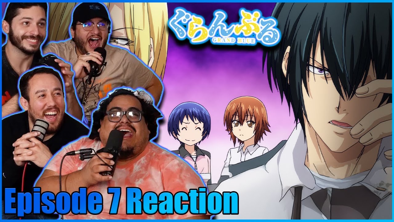 БЕЗУМНЫЙ ТЕННИСНЫЙ МАТЧ!!! | Реакция на Grand Blue Dreaming, эпизод 7