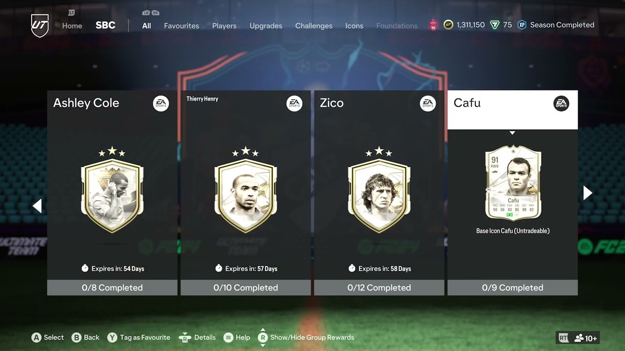91 Cafu Icon SBC FC24