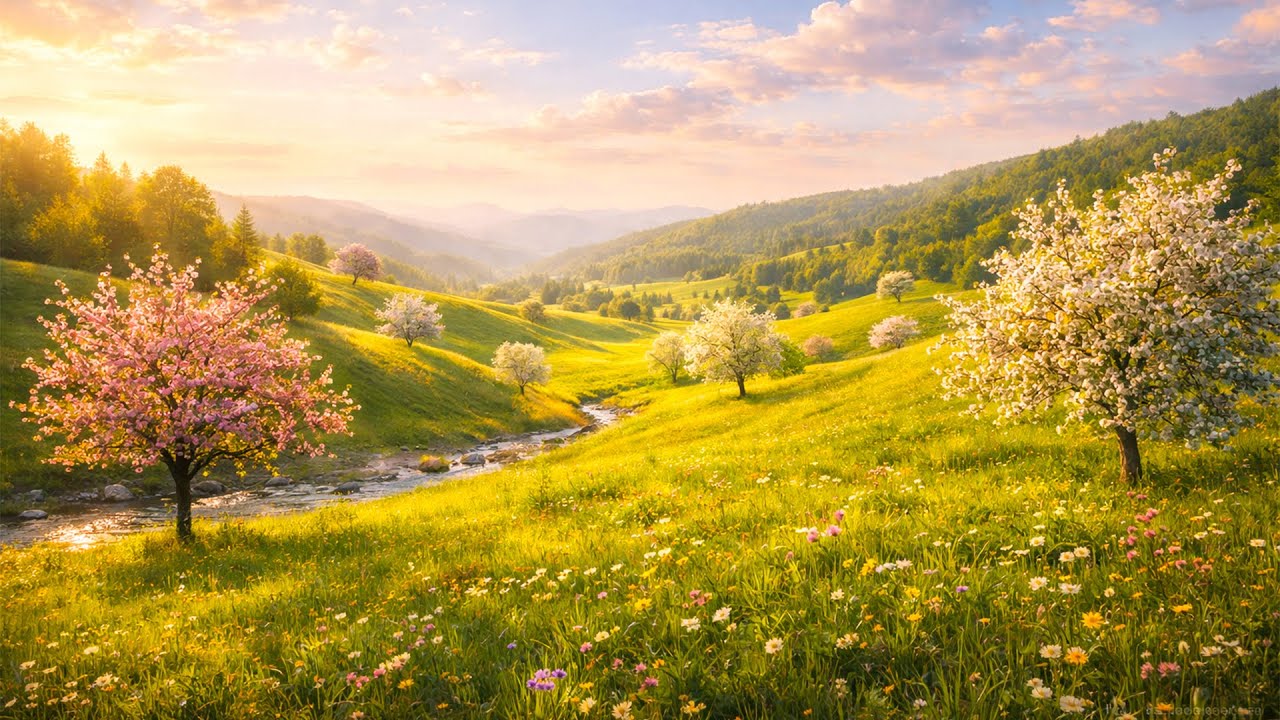 1 Hour Soothing, Positive Piano & Guitar Relaxation Music for Quick Anxiety Release