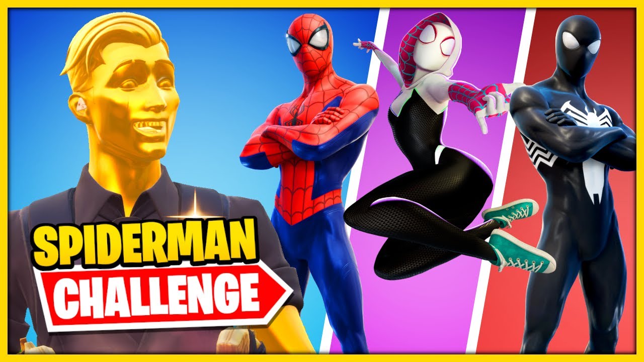 Tilfældig Spiderman Skin = Tilfældig Challenge! • Dansk