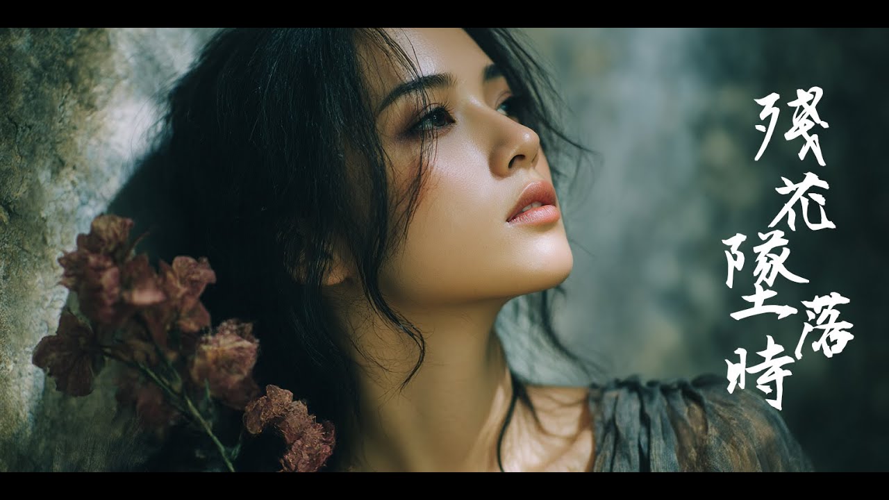《殘花墜落時》不求保存，只求落下的姿態還算好看｜Falling Gracefully｜文藝民謠｜霧月 Xiaoloulou｜(Official Lyric Audio)