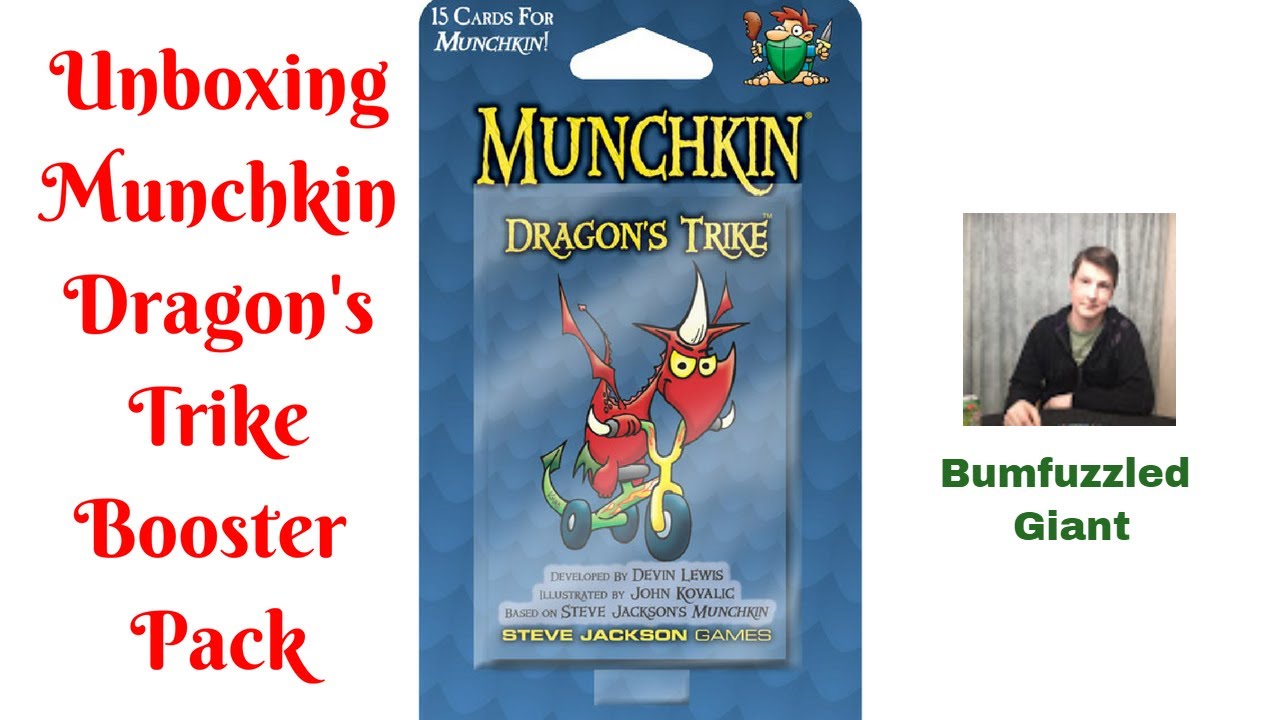 Unboxing Munchkin Dragon's Trike Card List-Booster Pack-Expansion