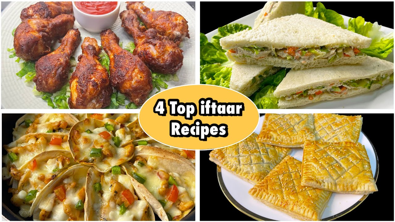 4 New Super Hit Iftar Recipes ❗fried chicken, Cold Sandwiches, Chicken patties  & Chicken Tacos