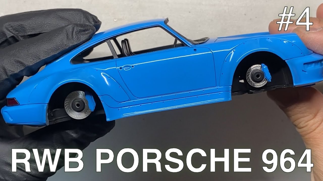 1/24 RWB Porsche 964 - Resin+Decals+Photoetched Full detailed - HOBBYDESIGN Limited Edition - part4