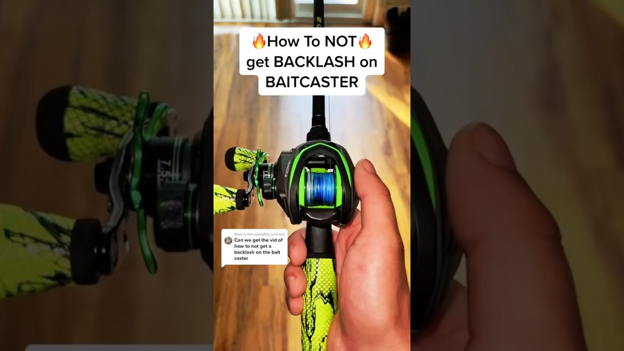 How to NOT Backlash on a Baitcaster‼️